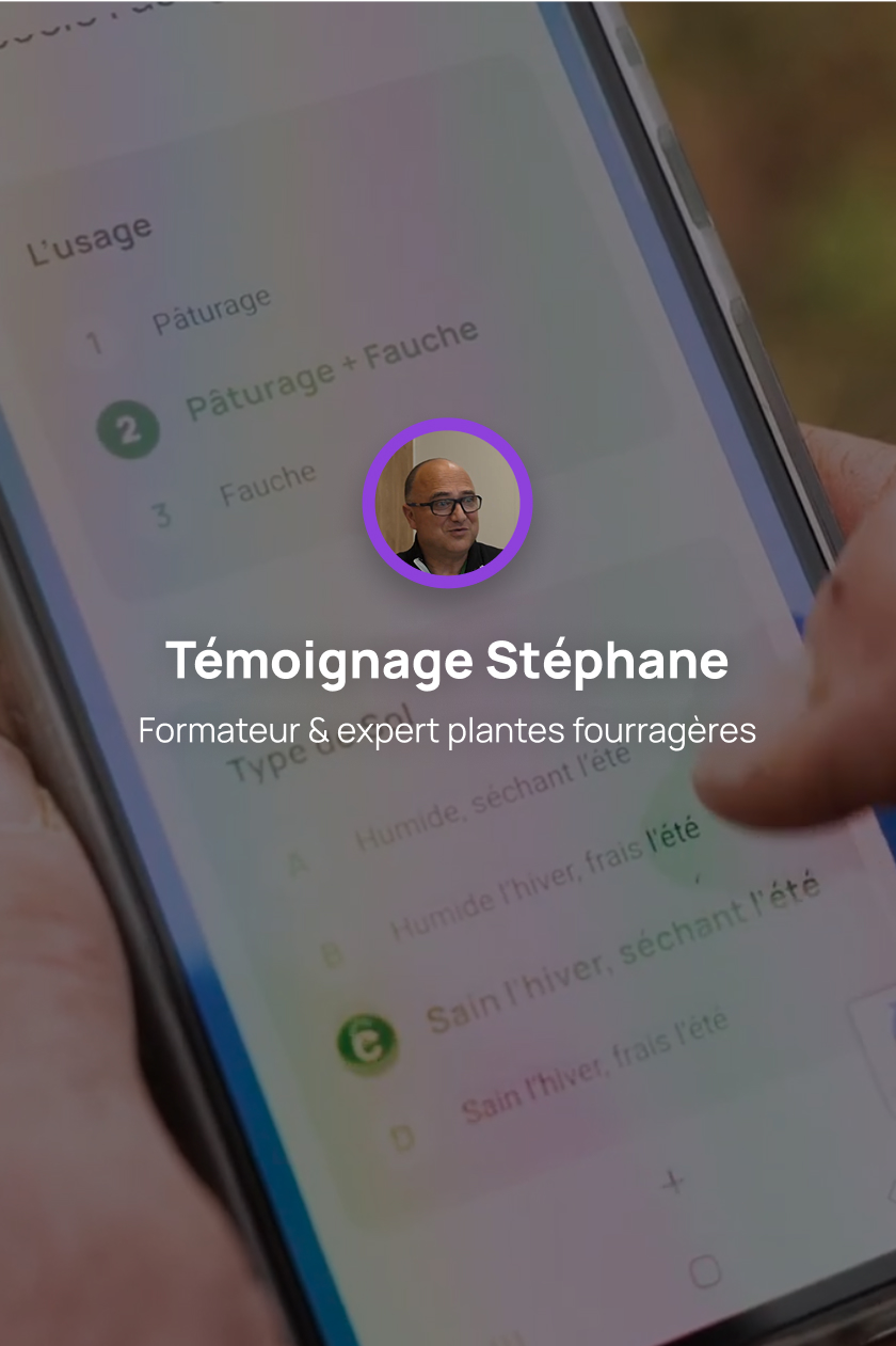 Herbe-book, Témoignage Stéphane, Formateur SEMAE et expert plantes fourragères